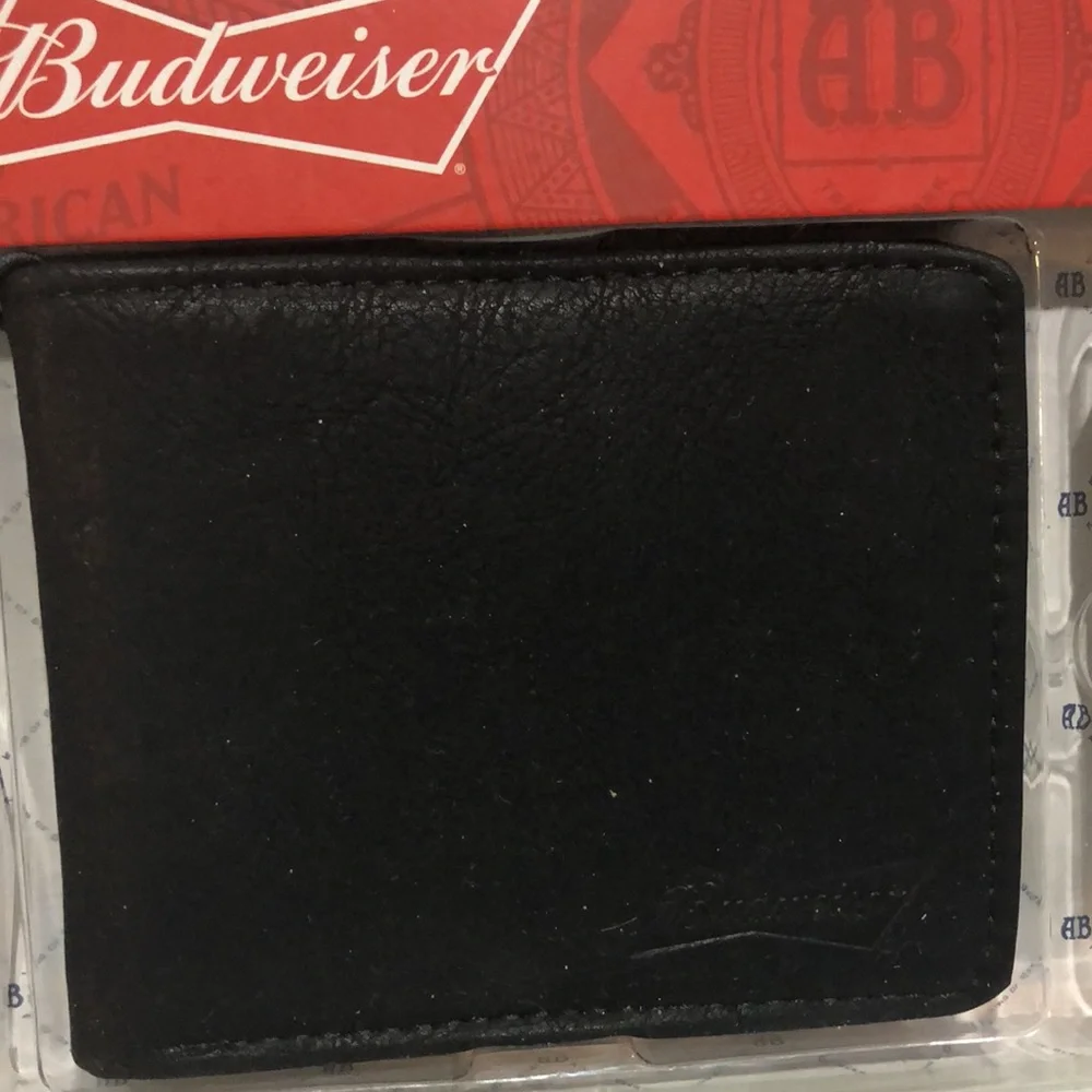 Budweiser bifold wallet‎ and bottle opener set for men new